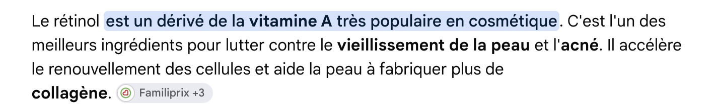 Le rétinol c'est quoi